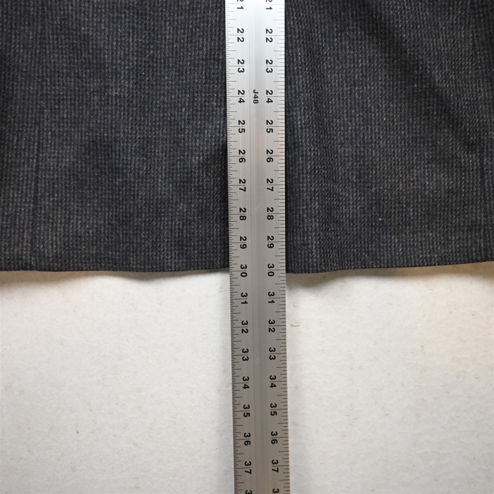 Vtg USA Made 41R Blue Gray Nailshead Wool Tweed Blazer Suit Jacket Sport Coat - Picture 11 of 12